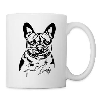 Bouledogue Français Portrait Chiens Wilsigns - Mug blanc - blanc - Droite