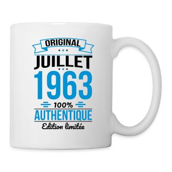 Anniversaire 60 ans - Original - Juillet 1963 - Mug blanc - blanc - Droite