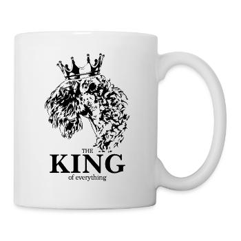 Kerry Blue Terrier King of everything Dogs - Mug - white - Right