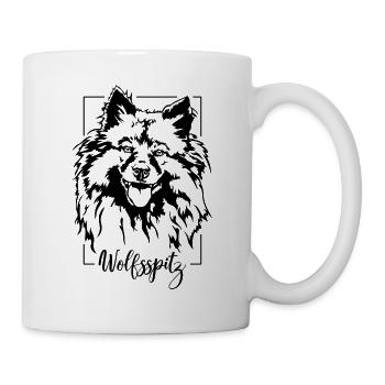 Wolfsspitz Keeshond Dog Portrait Dogs Wilsigns - Mug - white - Right