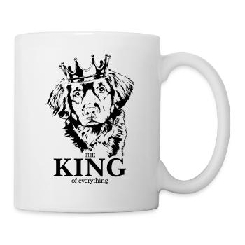 Canard de Nouvelle-Écosse Tolling Retriever King Dogs Dog - Mug blanc - blanc - Droite