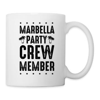 Marbella Party Crew - Mug blanc - blanc - Droite