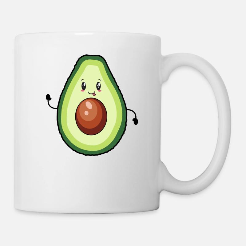 Avocat heureux - Mug blanc - blanc