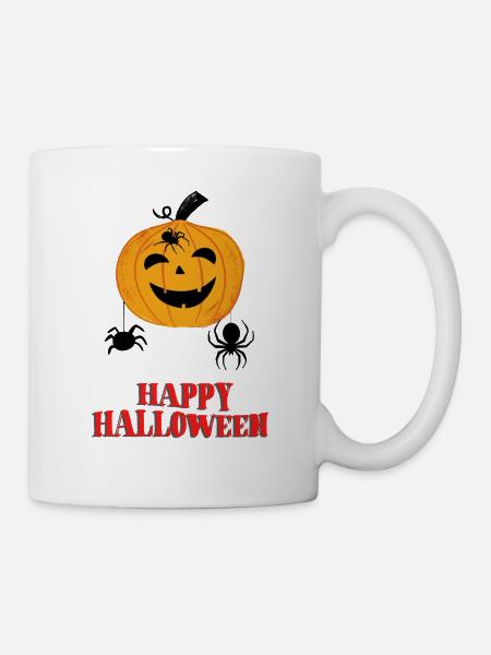 Happy Halloween - Tasse - Weiß
