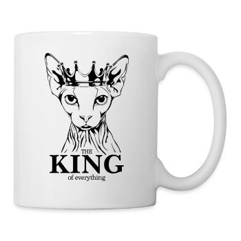 Sphynx Roi de tout Chat Disant Chats Chat Chat - Mug blanc - blanc - Droite