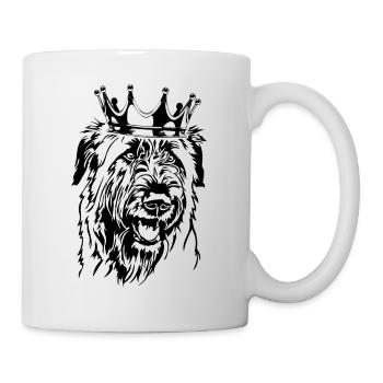 Irish Wolfhound Crown Dogs Dog Wilsigns - Mug blanc - blanc - Droite