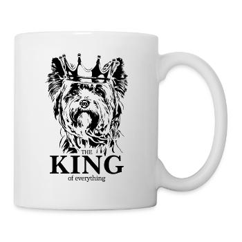 Yorkshire Terrier Hundespruch Hunde Wilsigns - Tasse - Weiß - Rechts
