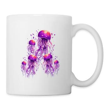 Beautiful Purple Jellyfish - Mug - white - Right