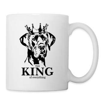 Great Dane King of everything Dog Wilsigns - Mug - white - Right