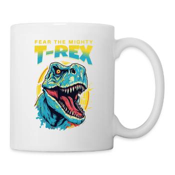T-Rex Dinosaur Dino Tyrannosaurus Rex Vintage - Mug - white - Right