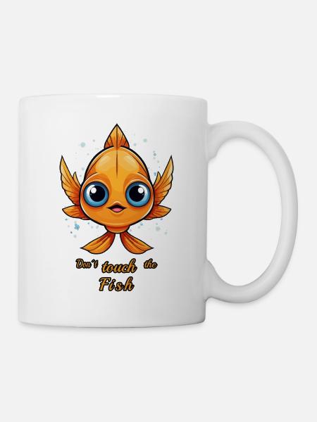 Süßer Fisch - Tasse - Weiß