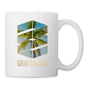 Gran Canaria Palm Trees Summer Sun Beach Sea - Mug - white - Right