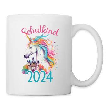 Écolier 2024 Licorne École Élève - Mug blanc - blanc - Droite