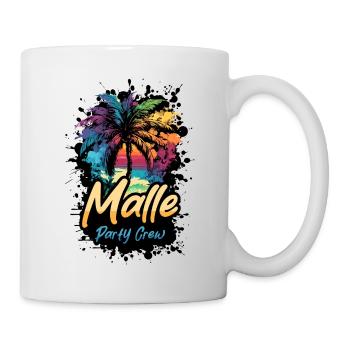 Malle Party Crew Holidays - Mug - white - Right