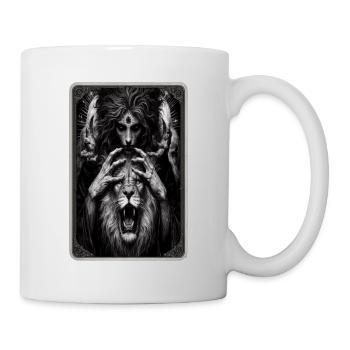 Tarot-Power-Karte - Tasse - Weiß - Rechts