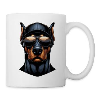 Doberman - Mug blanc - blanc - Droite