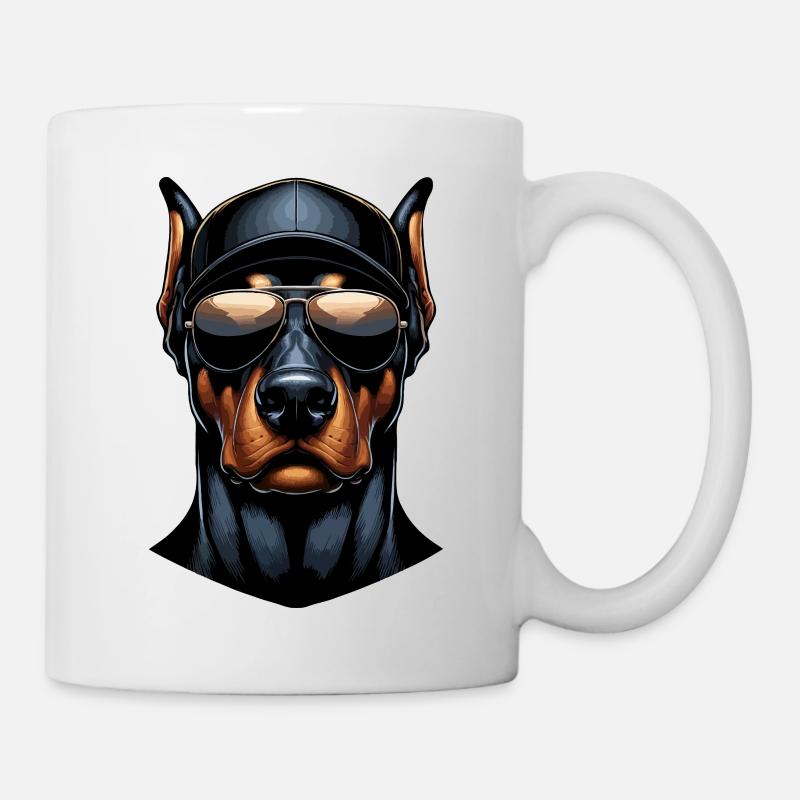 Doberman - Mug blanc - blanc