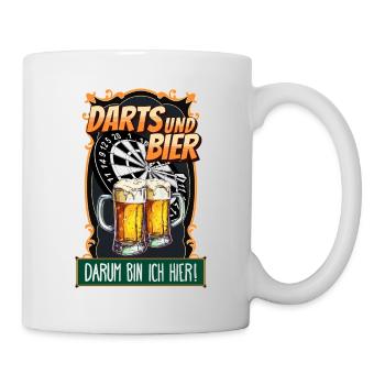 Darts Beer Darts Alcohol Drinking Drinking Pub - Mug - white - Right
