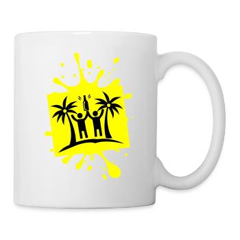 L’équipe de la Palm Party - Mug blanc - blanc - Droite