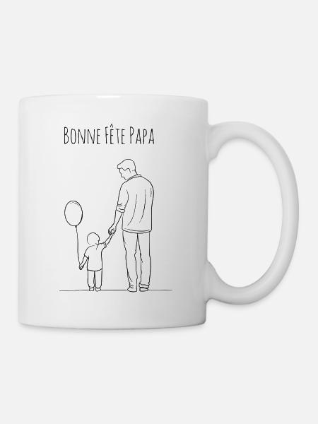 Bonne fête papa - Mug blanc - blanc