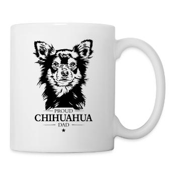 Chihuahua Dad Hunde Hund Wilsigns - Tasse - Weiß - Rechts