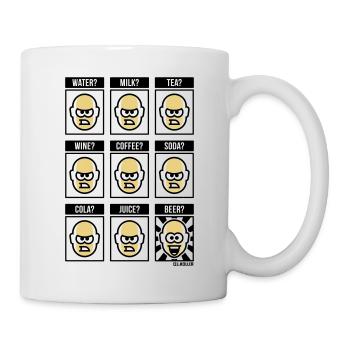 Rien ne vaut une bière ! (buveur de bière drôle POS 3C) - Mug blanc - blanc - Droite