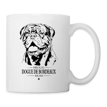 Dogue de Bordeaux Maman Chien Chien Wilsigns - Mug blanc - blanc - Droite