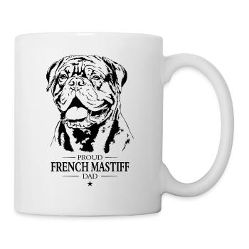 French Mastiff Dad Hunde Hund Wilsigns - Tasse - Weiß - Rechts