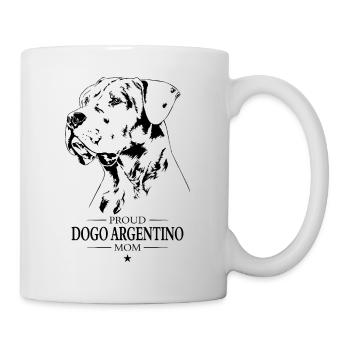 Dogue Argentino Maman Chien Chien Wilsigns - Mug blanc - blanc - Droite