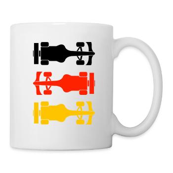 Formula Deutschland Formel Racing - Tasse - Weiß - Rechts