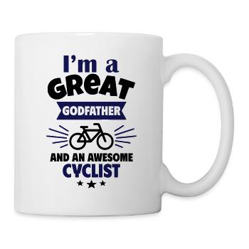 Great godfather and super cyclist - Mug - white - Right
