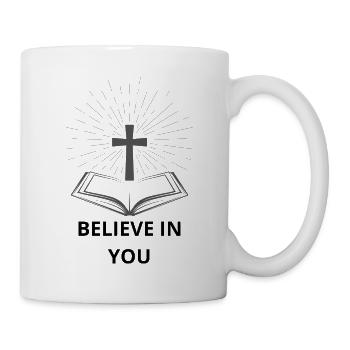 Cross and Bright Book - Mug - white - Right