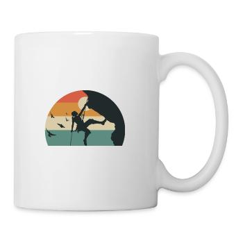 CLIMB escalade grimper roc escalader femme - Mug blanc - blanc - Droite