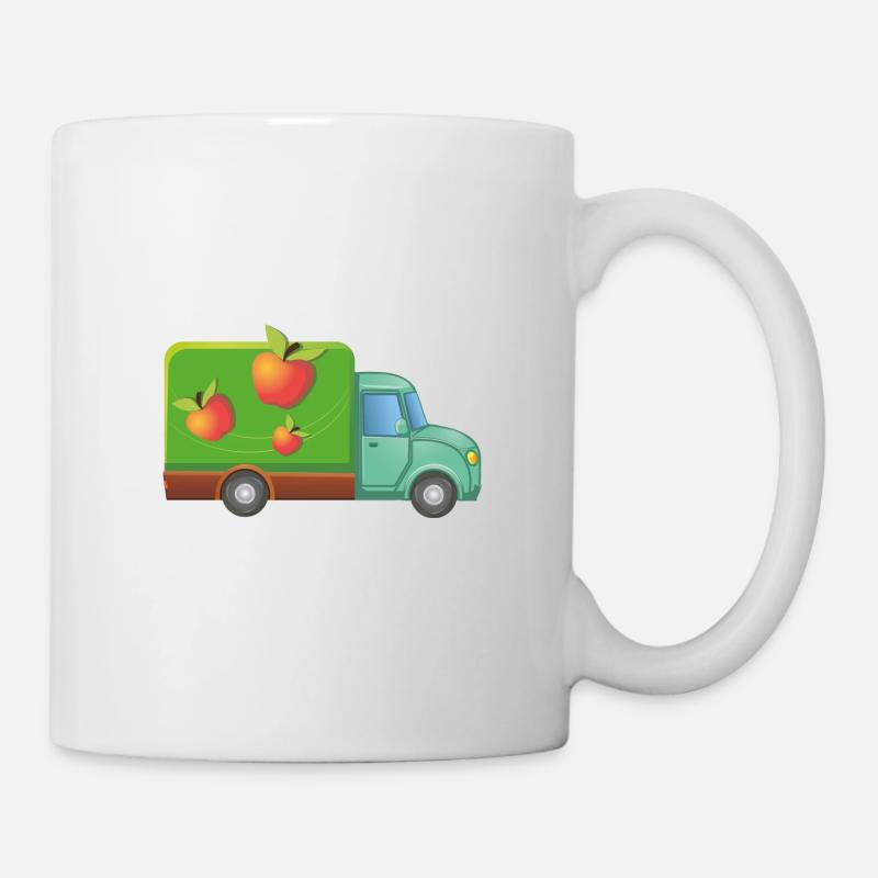 Delivery Service Fruit Carts - Mug - white