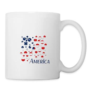 America Usa - Tasse - Weiß - Rechts