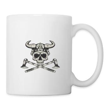Viking Skull - Mug - white - Right