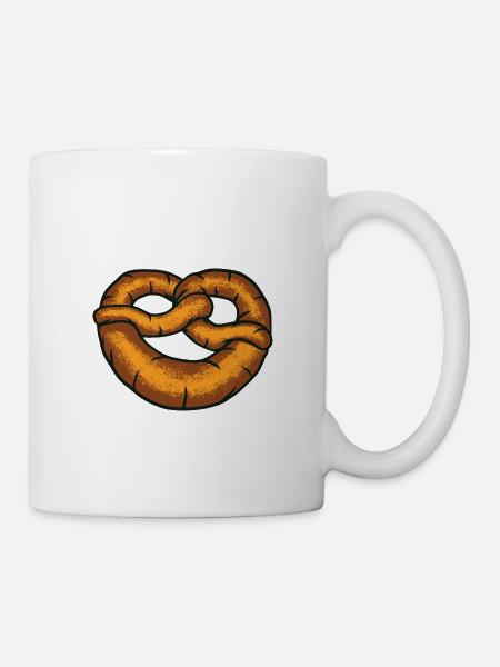 Brezel - Tasse - Weiß
