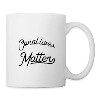 Coral lives matter - Mug - white - Right