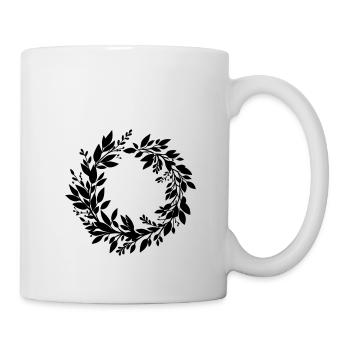 Laurel Wreath Gold Birthday Bachelor Party Celebration Sports Celebration - Mug - white - Right