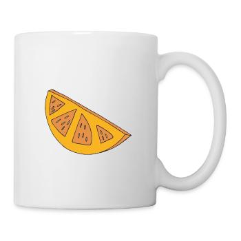 orange slice - Mug - white - Right