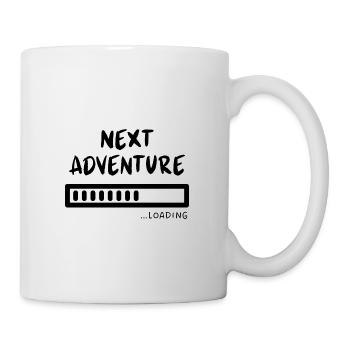 Next Adventure is loading Ladebalken - Tasse - Weiß - Rechts