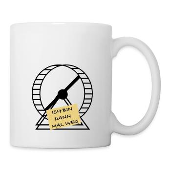 Je m’en vais - Mug blanc - blanc - Droite
