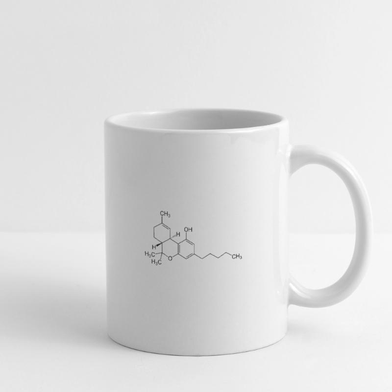 Formule structurelle THC Mug blanc