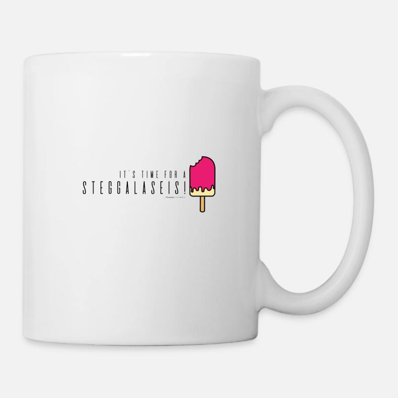 It's time for a Steggalaseis! Franken Statements - Tasse - Weiß