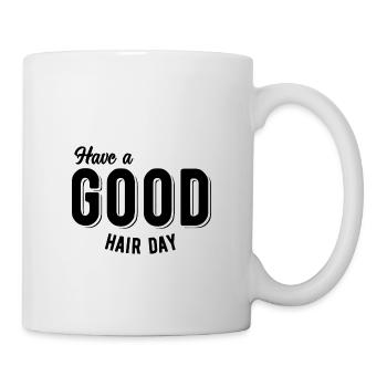 Passez une bonne journée capillaire - Mug blanc - blanc - Droite