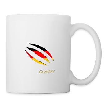 Germany Risse Claws Krallen - Tasse - Weiß - Rechts