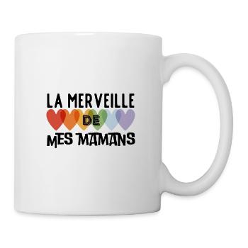 La merveille de mes mamans - Mug blanc - blanc - Droite