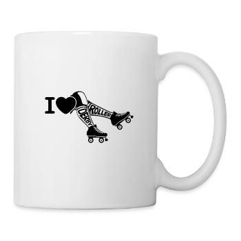 Roller Derby - Mug blanc - blanc - Droite