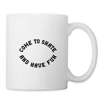 Come to skate and have fun - Mug - white - Right
