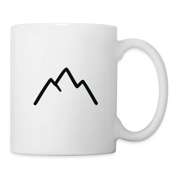 Mountain landscape with sunrise - Mug - white - Right